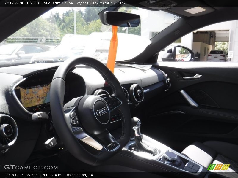 Mythos Black Metallic / Black 2017 Audi TT S 2.0 TFSI quattro Coupe