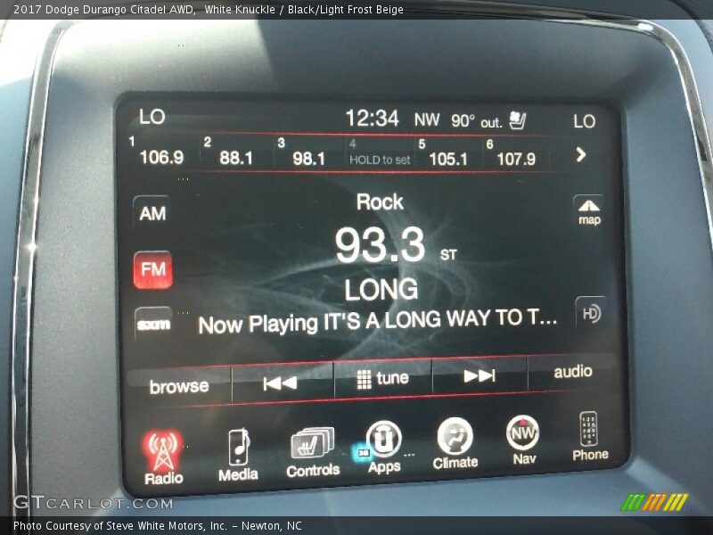 Audio System of 2017 Durango Citadel AWD