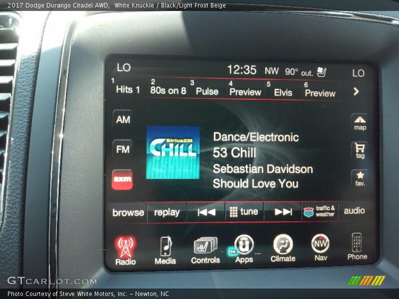 Controls of 2017 Durango Citadel AWD