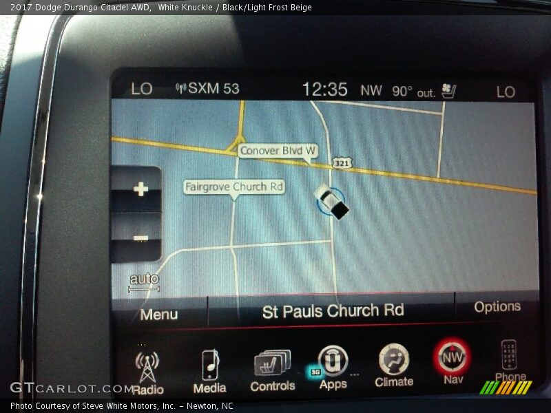 Navigation of 2017 Durango Citadel AWD