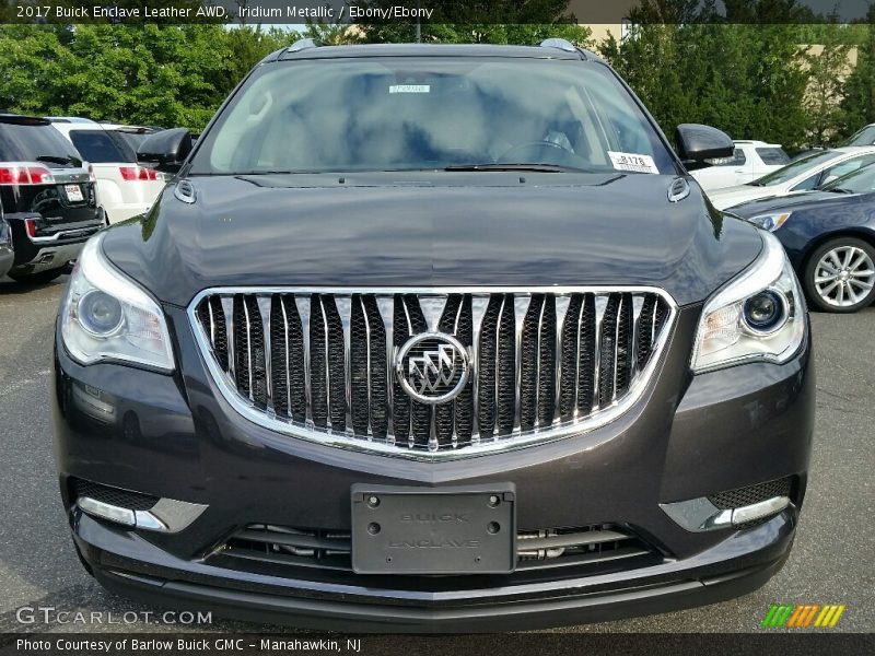 Iridium Metallic / Ebony/Ebony 2017 Buick Enclave Leather AWD