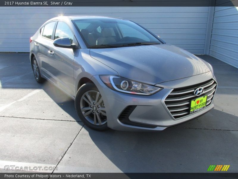 Silver / Gray 2017 Hyundai Elantra SE