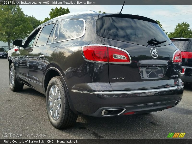 Iridium Metallic / Ebony/Ebony 2017 Buick Enclave Leather AWD