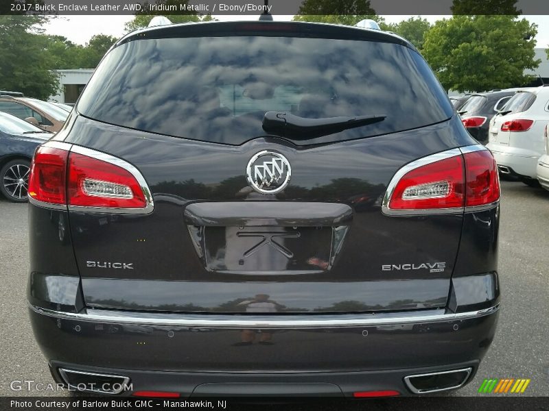 Iridium Metallic / Ebony/Ebony 2017 Buick Enclave Leather AWD