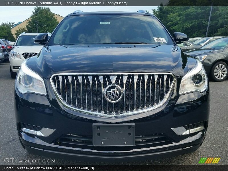 Ebony Twilight Metallic / Ebony/Ebony 2017 Buick Enclave Premium AWD