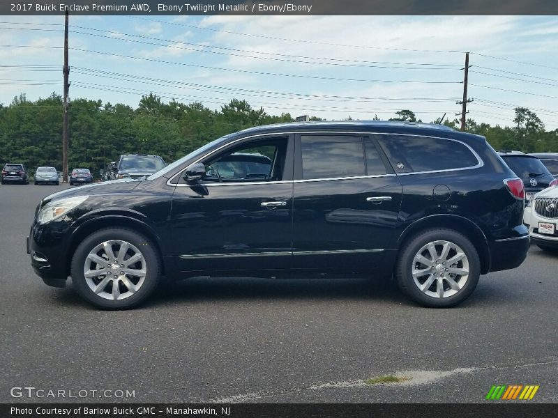 Ebony Twilight Metallic / Ebony/Ebony 2017 Buick Enclave Premium AWD