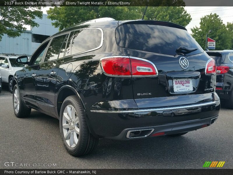 Ebony Twilight Metallic / Ebony/Ebony 2017 Buick Enclave Premium AWD