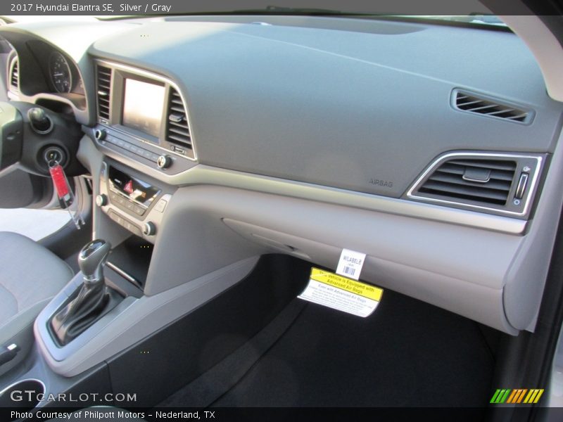 Silver / Gray 2017 Hyundai Elantra SE