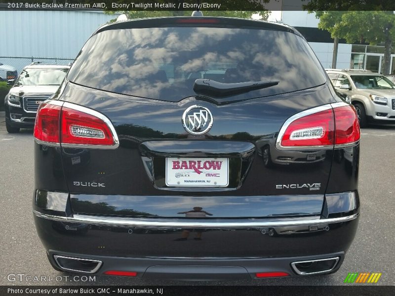 Ebony Twilight Metallic / Ebony/Ebony 2017 Buick Enclave Premium AWD