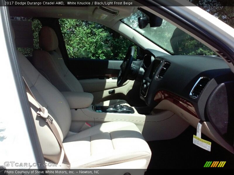 Front Seat of 2017 Durango Citadel AWD
