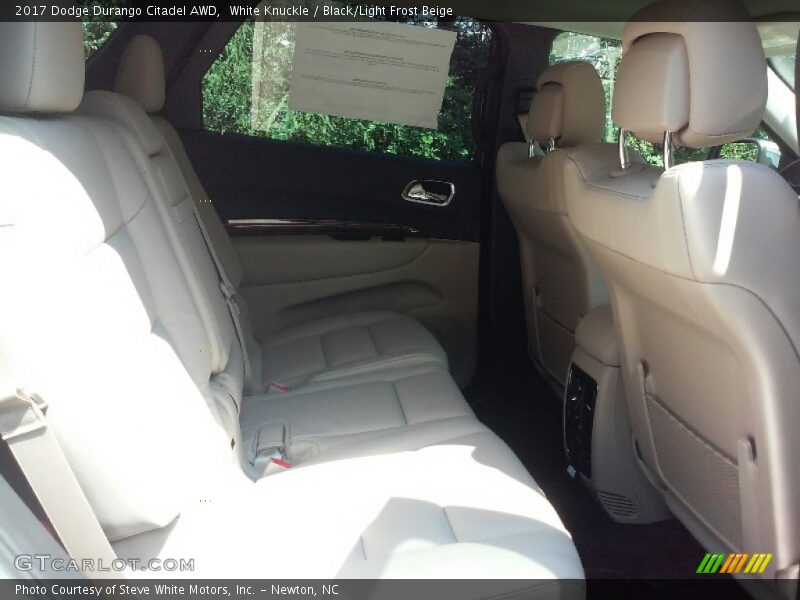 Rear Seat of 2017 Durango Citadel AWD
