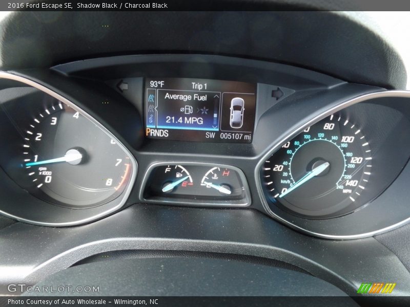 Shadow Black / Charcoal Black 2016 Ford Escape SE