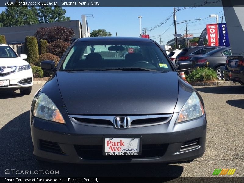 Graphite Pearl / Gray 2006 Honda Accord SE Sedan