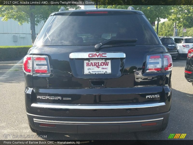Ebony Twilight Metallic / Ebony 2017 GMC Acadia Limited AWD