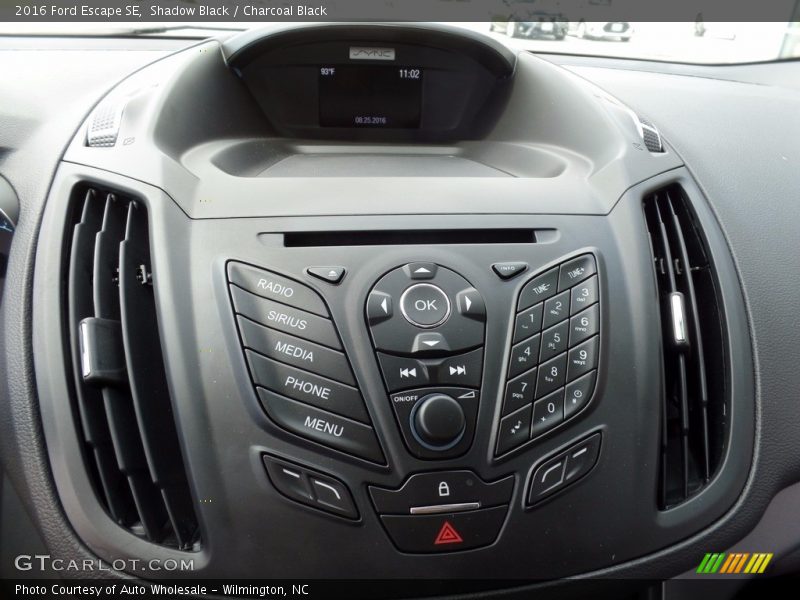 Shadow Black / Charcoal Black 2016 Ford Escape SE