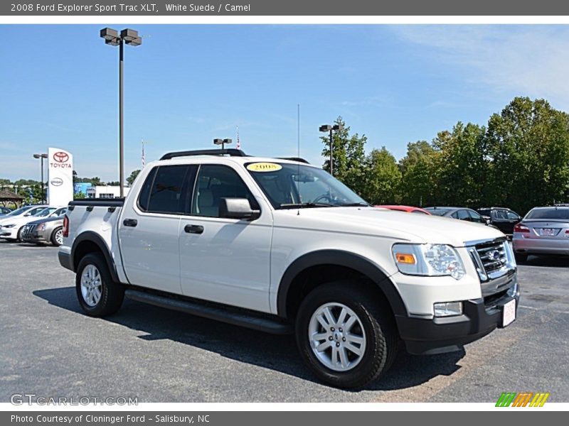 White Suede / Camel 2008 Ford Explorer Sport Trac XLT