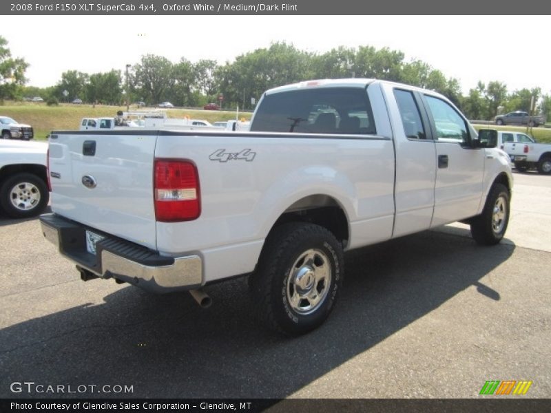 Oxford White / Medium/Dark Flint 2008 Ford F150 XLT SuperCab 4x4