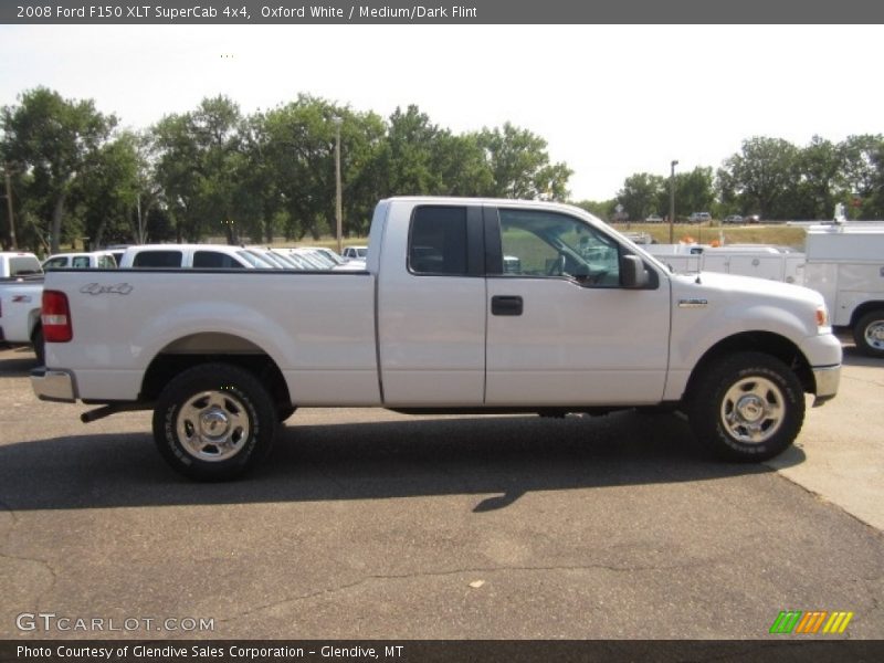 Oxford White / Medium/Dark Flint 2008 Ford F150 XLT SuperCab 4x4