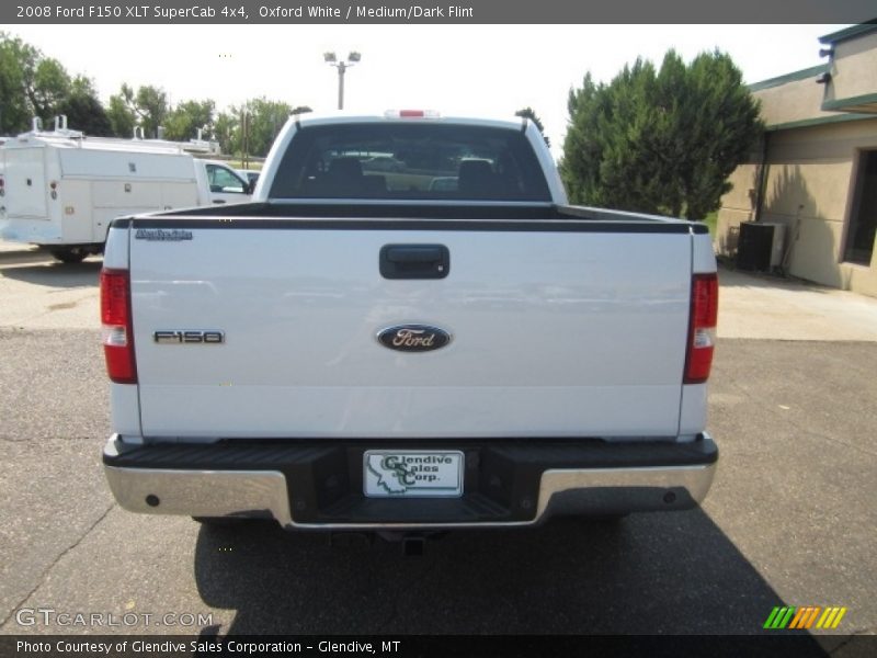 Oxford White / Medium/Dark Flint 2008 Ford F150 XLT SuperCab 4x4