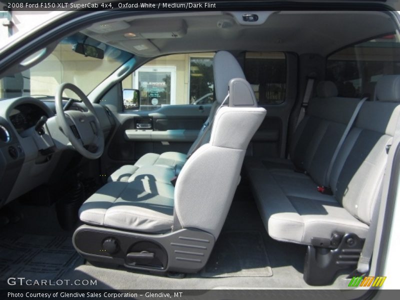 Oxford White / Medium/Dark Flint 2008 Ford F150 XLT SuperCab 4x4