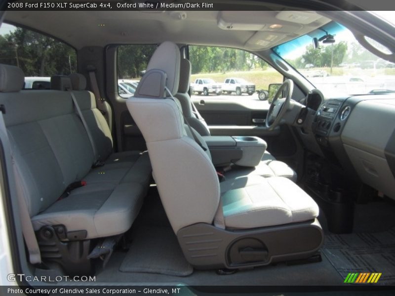 Oxford White / Medium/Dark Flint 2008 Ford F150 XLT SuperCab 4x4