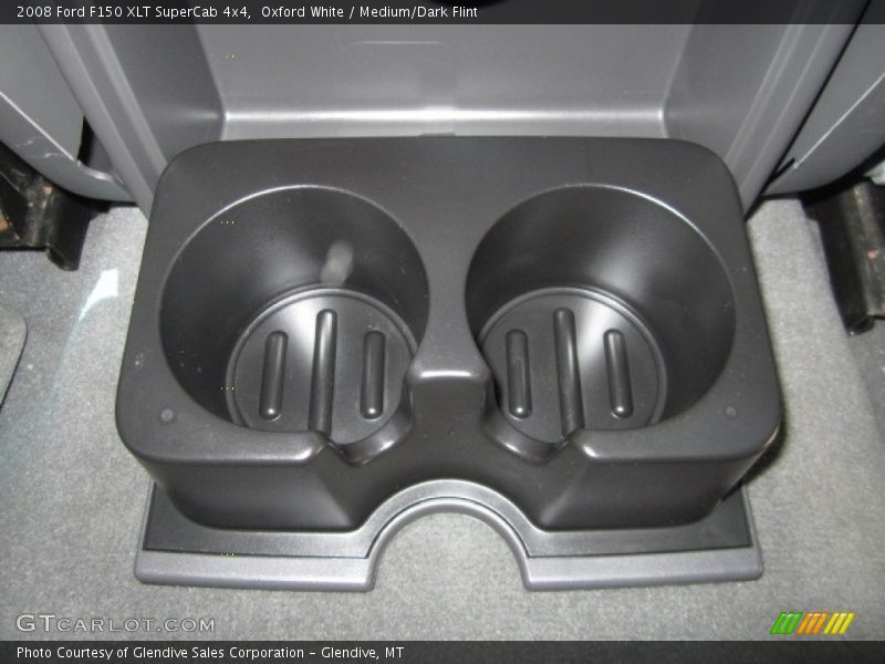 Oxford White / Medium/Dark Flint 2008 Ford F150 XLT SuperCab 4x4