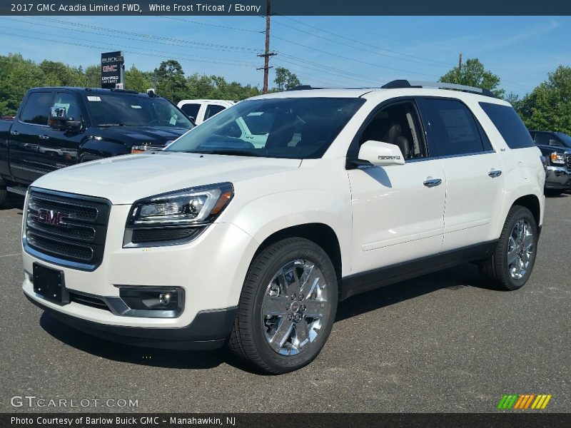White Frost Tricoat / Ebony 2017 GMC Acadia Limited FWD