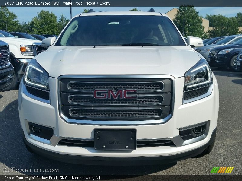White Frost Tricoat / Ebony 2017 GMC Acadia Limited FWD
