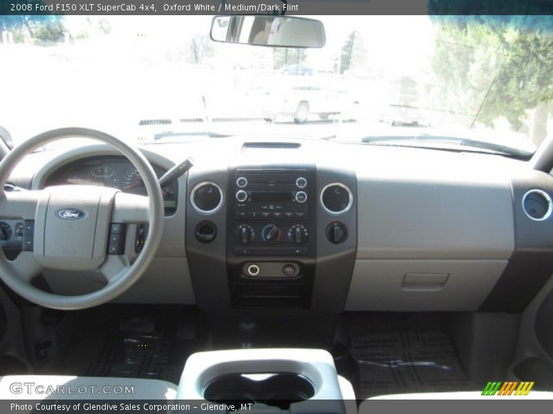 Oxford White / Medium/Dark Flint 2008 Ford F150 XLT SuperCab 4x4