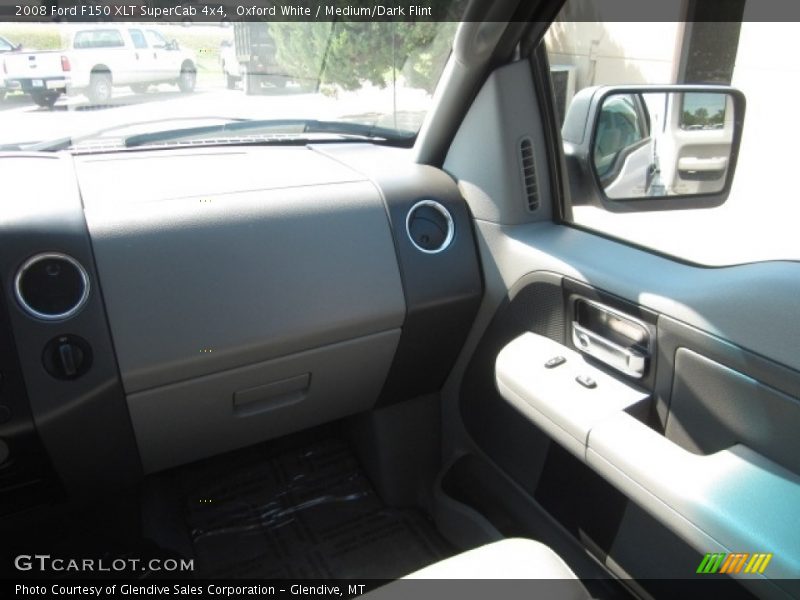 Oxford White / Medium/Dark Flint 2008 Ford F150 XLT SuperCab 4x4