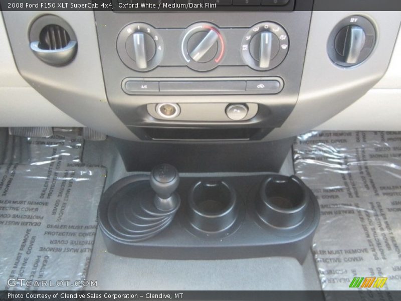 Oxford White / Medium/Dark Flint 2008 Ford F150 XLT SuperCab 4x4