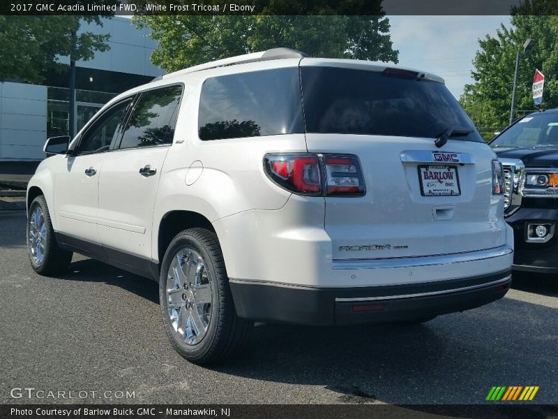 White Frost Tricoat / Ebony 2017 GMC Acadia Limited FWD