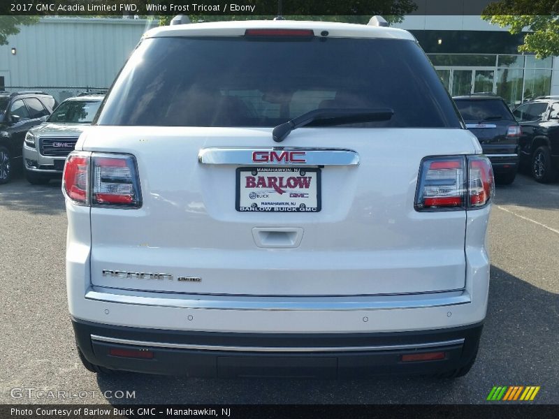 White Frost Tricoat / Ebony 2017 GMC Acadia Limited FWD