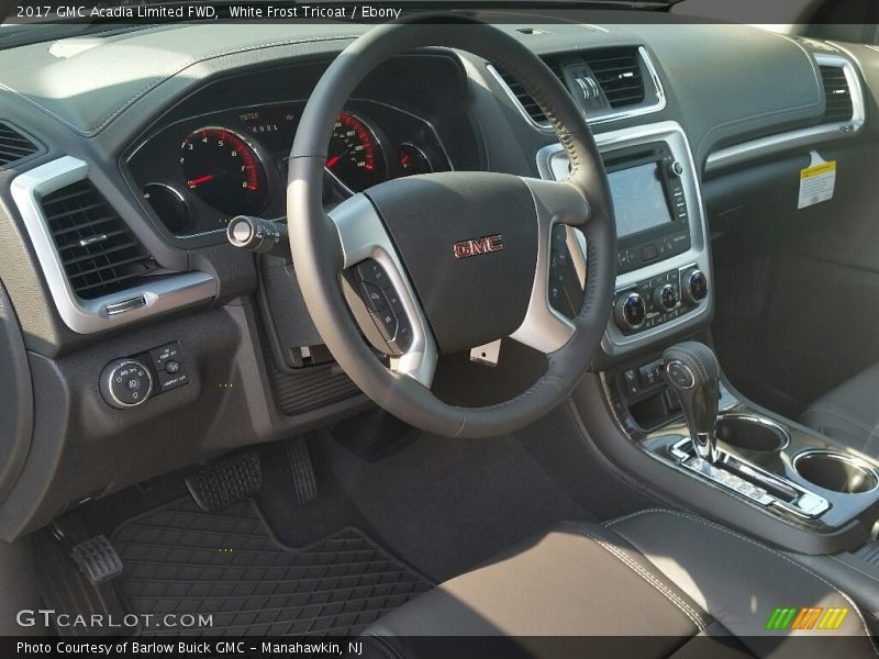 White Frost Tricoat / Ebony 2017 GMC Acadia Limited FWD
