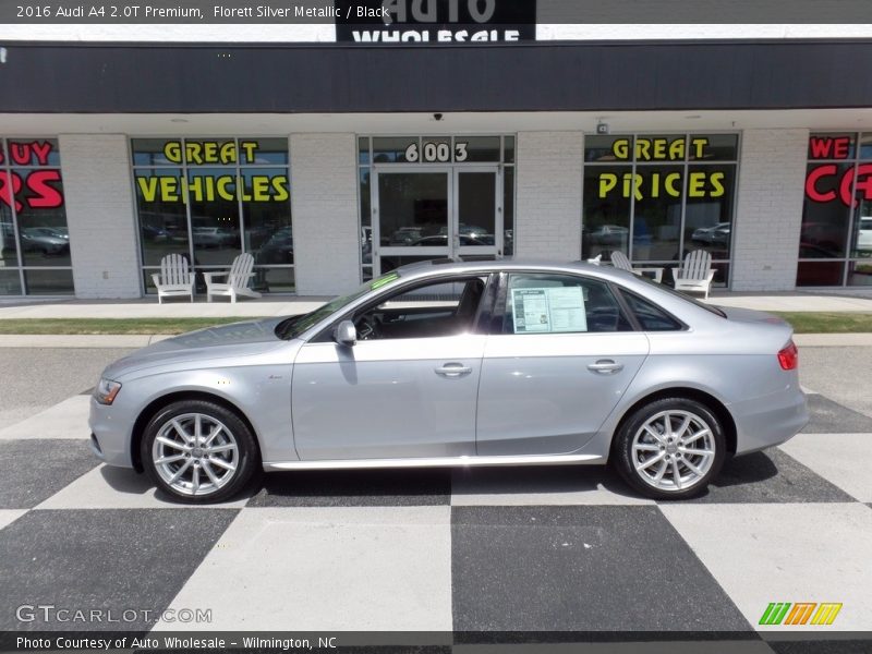 Florett Silver Metallic / Black 2016 Audi A4 2.0T Premium