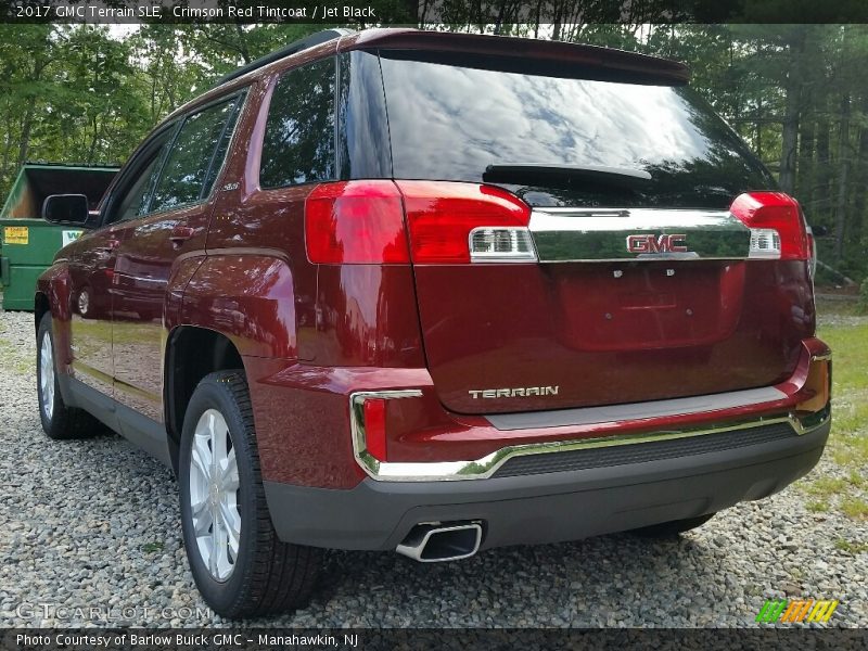 Crimson Red Tintcoat / Jet Black 2017 GMC Terrain SLE