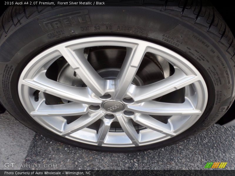 Florett Silver Metallic / Black 2016 Audi A4 2.0T Premium