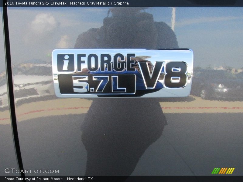 Magnetic Gray Metallic / Graphite 2016 Toyota Tundra SR5 CrewMax