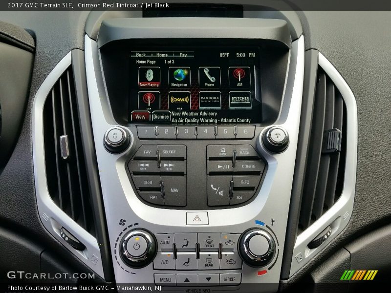 Controls of 2017 Terrain SLE
