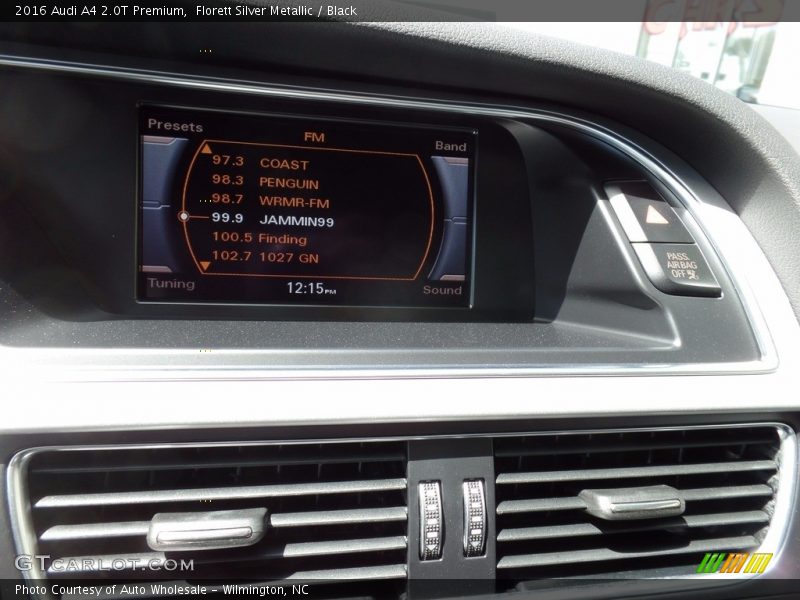 Florett Silver Metallic / Black 2016 Audi A4 2.0T Premium