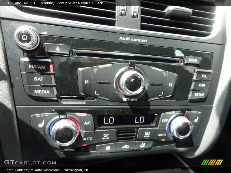 Florett Silver Metallic / Black 2016 Audi A4 2.0T Premium