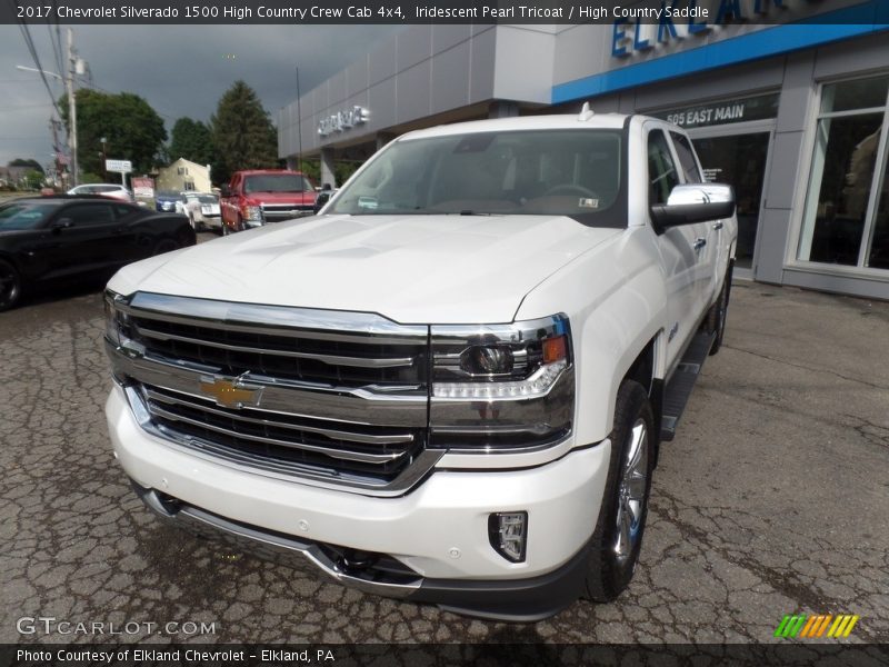 Iridescent Pearl Tricoat / High Country Saddle 2017 Chevrolet Silverado 1500 High Country Crew Cab 4x4