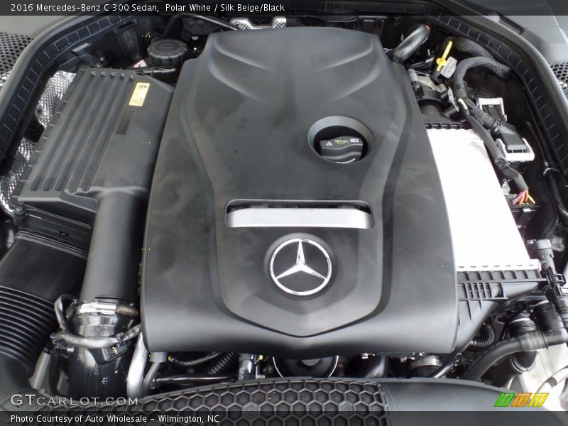 Polar White / Silk Beige/Black 2016 Mercedes-Benz C 300 Sedan
