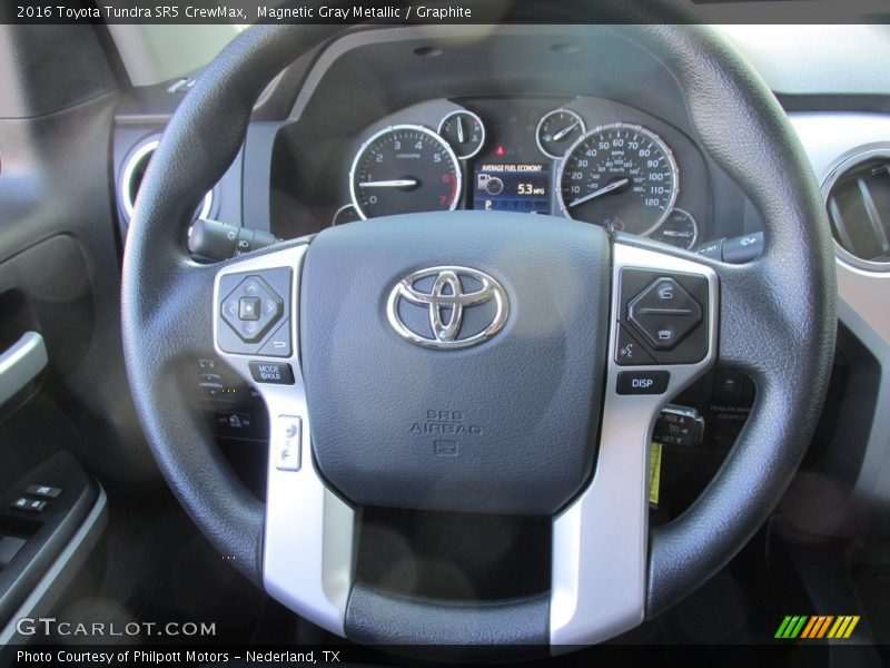 Magnetic Gray Metallic / Graphite 2016 Toyota Tundra SR5 CrewMax