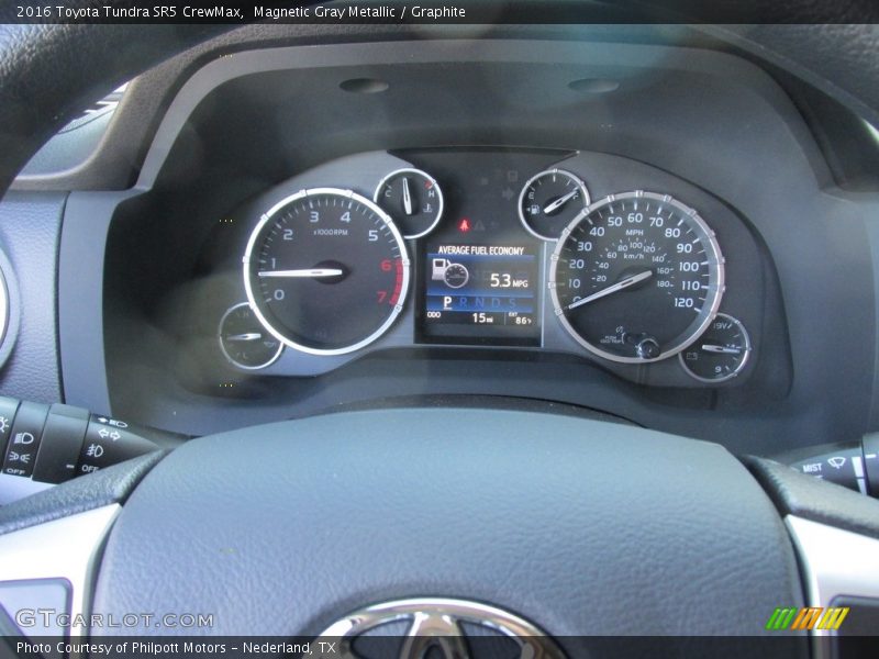 Magnetic Gray Metallic / Graphite 2016 Toyota Tundra SR5 CrewMax