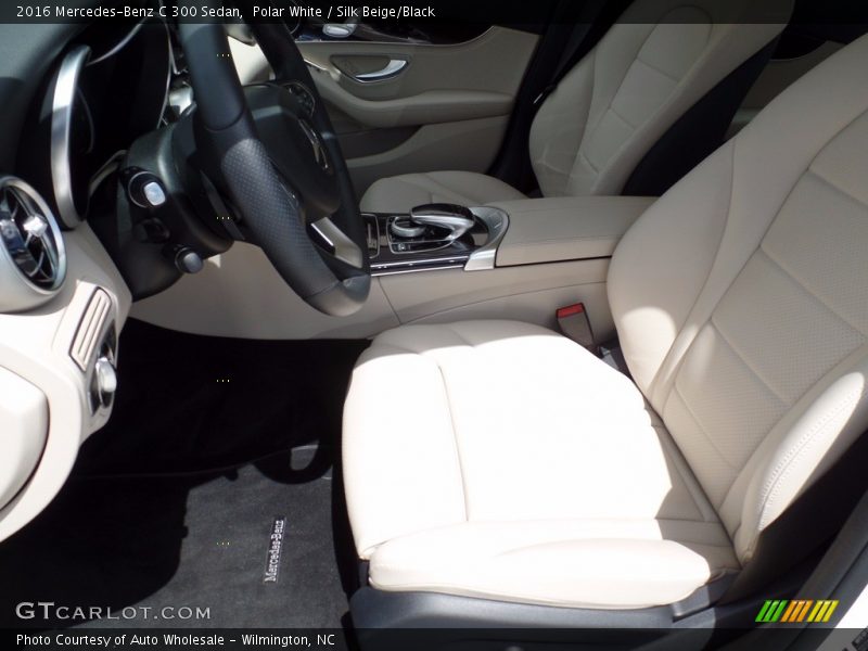 Polar White / Silk Beige/Black 2016 Mercedes-Benz C 300 Sedan