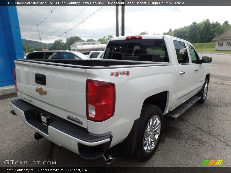 Iridescent Pearl Tricoat / High Country Saddle 2017 Chevrolet Silverado 1500 High Country Crew Cab 4x4