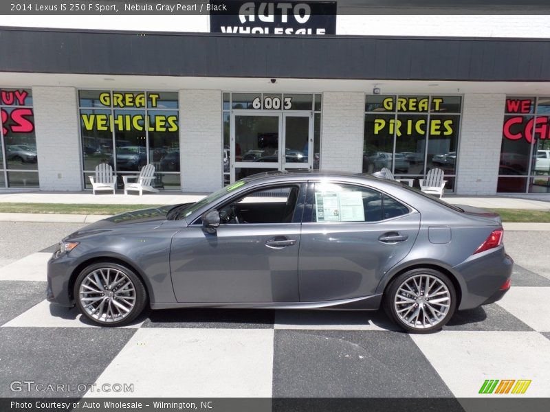 Nebula Gray Pearl / Black 2014 Lexus IS 250 F Sport