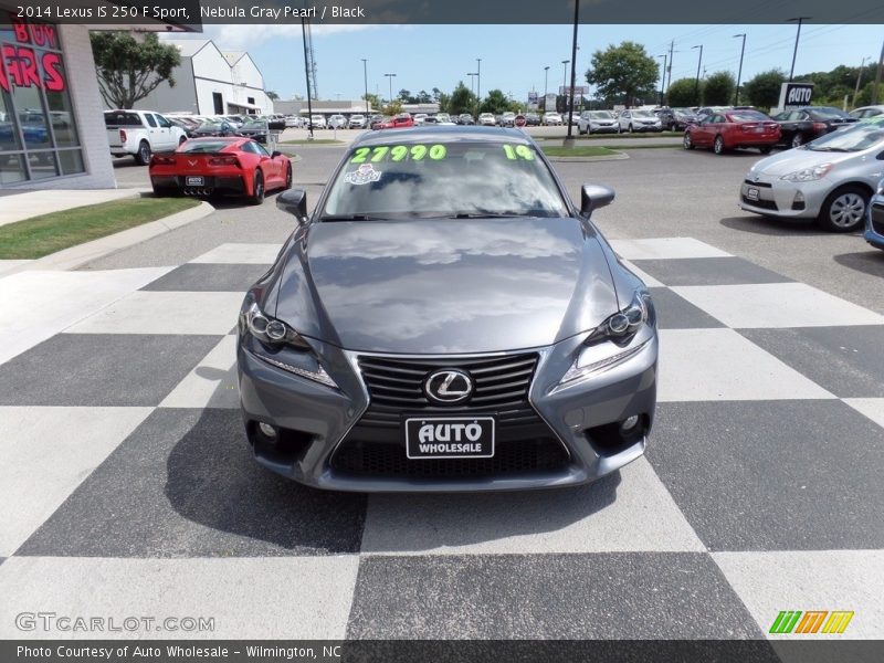 Nebula Gray Pearl / Black 2014 Lexus IS 250 F Sport
