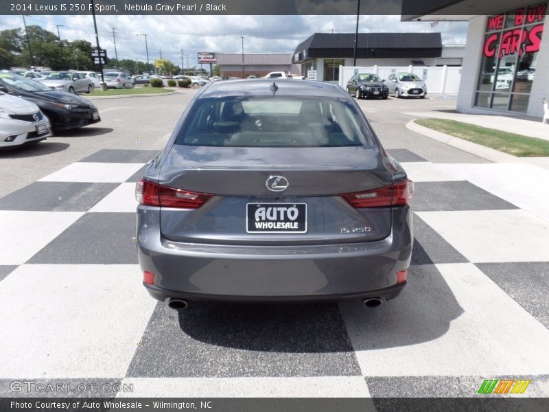 Nebula Gray Pearl / Black 2014 Lexus IS 250 F Sport